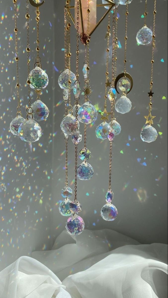 Colorful Crystals Suncatcher