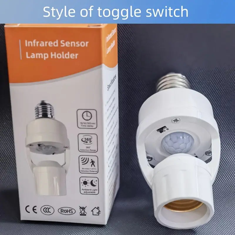 Motion Sensor Light Bulb Holder 💡🏠- 🔥New Year Sale 40% Off ✨