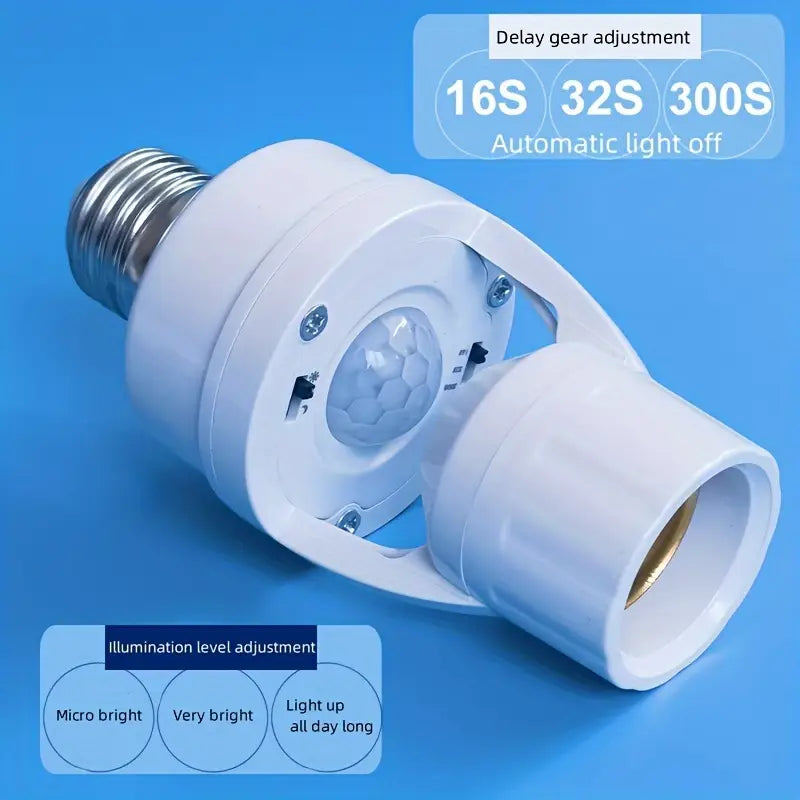 Motion Sensor Light Bulb Holder 💡🏠- 🔥New Year Sale 40% Off ✨